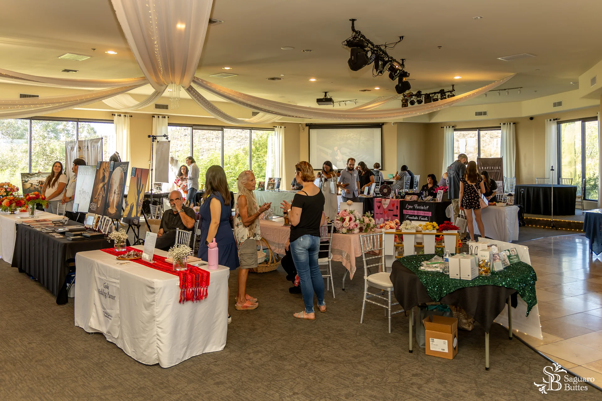Bridal fair venue view