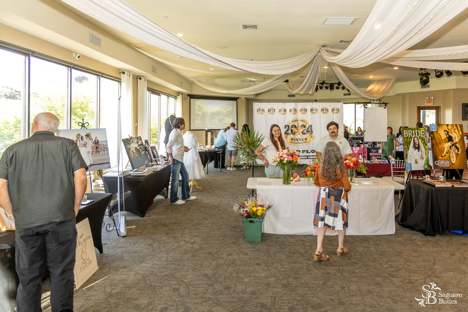 Bridal fair venue view