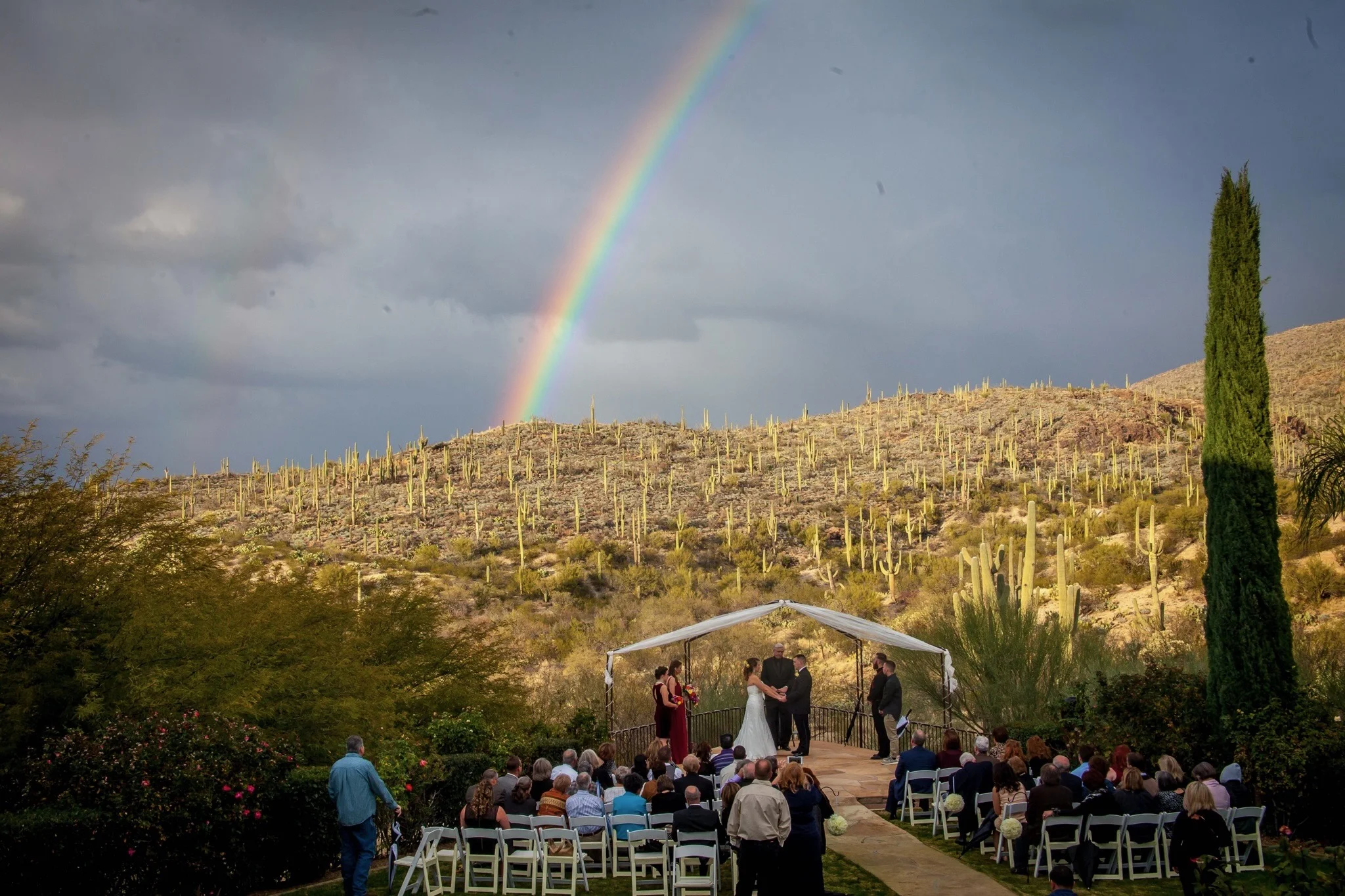 Rainbow ceremony at Saguaro Buttes